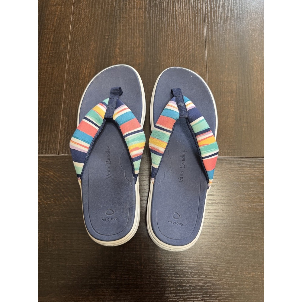 Vera Bradley Flip Flops US Size 8 #1072